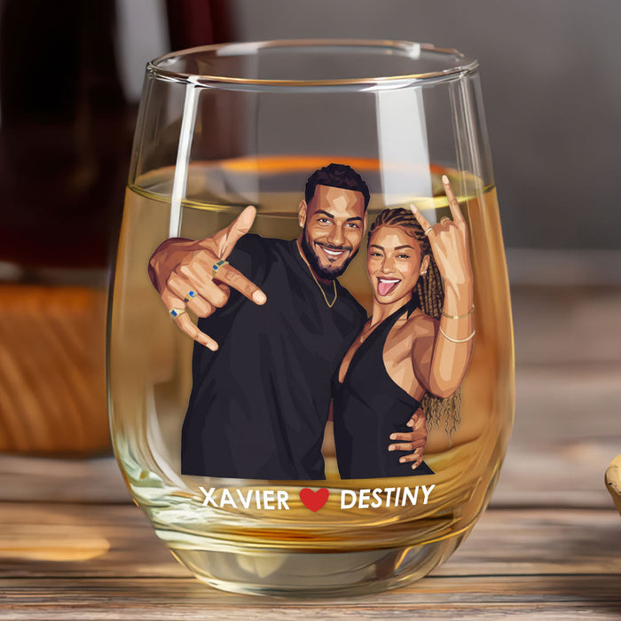 Glass for girls' night