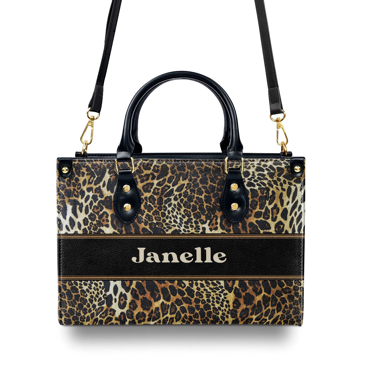African Animal - Personalized Leather Handbag MB86