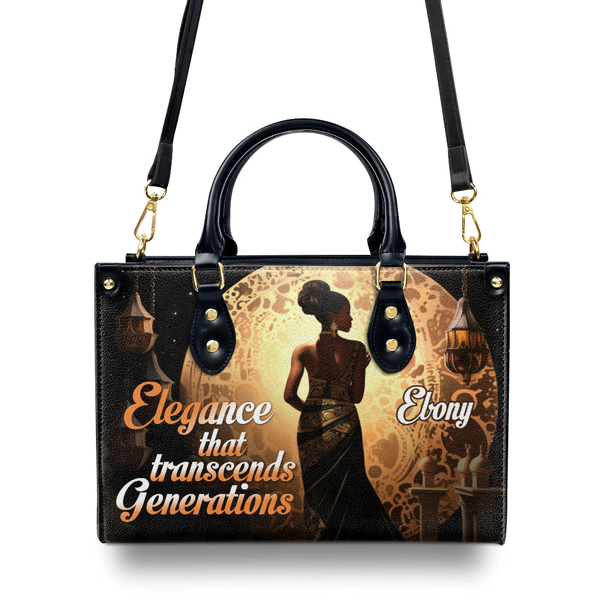 Elegance That Transcends Generations1 - Personalized Leather Handbag SB307a