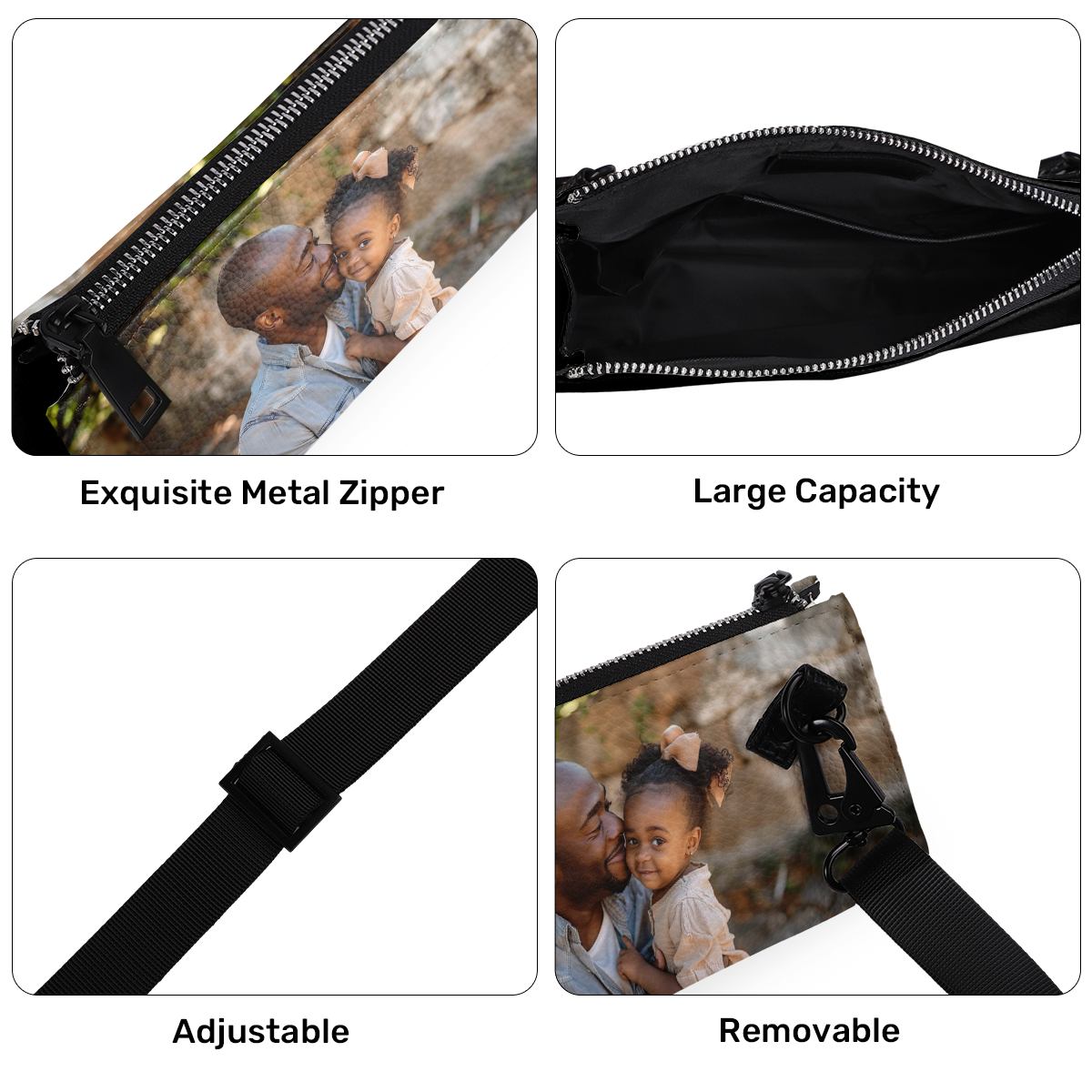 Custom Photo - Personalized Men Leather Wallet SBMLWM03