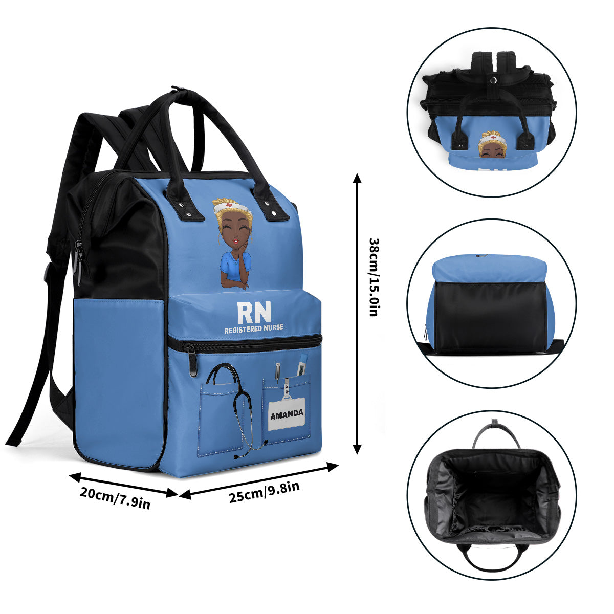 I'm A Nurse - Personalized Duckbilled Backpack