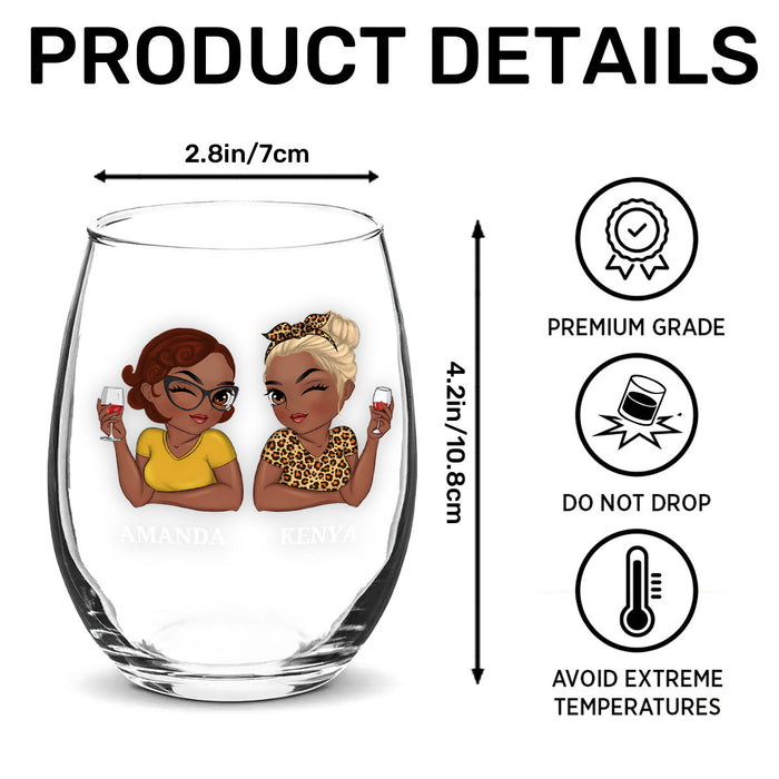 Just because gift glass