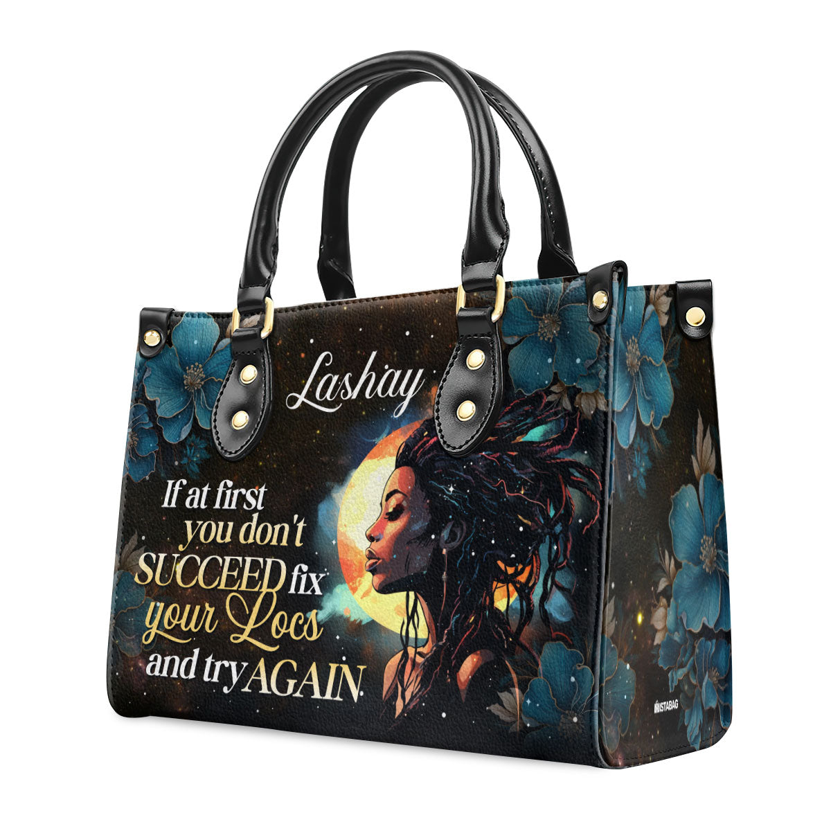 Fix Your Locs - Personalized Leather Hand Bag STB92