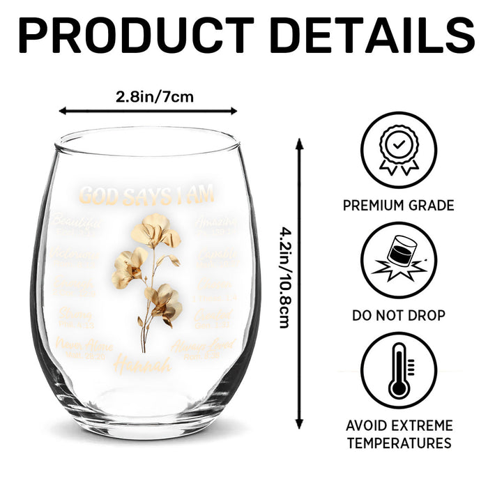 Just because gift glass