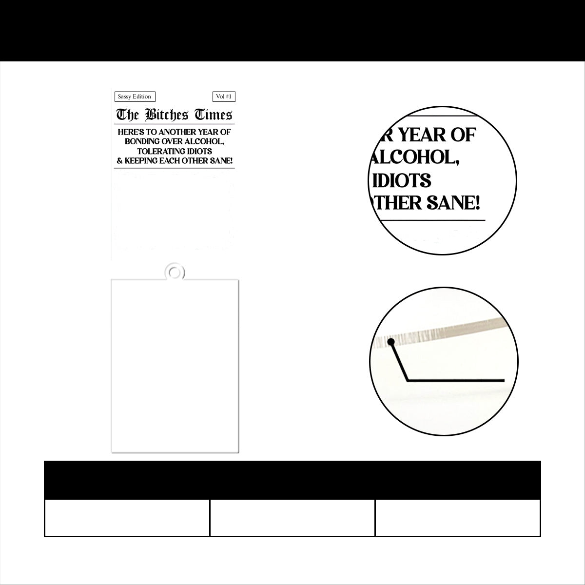 Here's To Another Year Of Us - Personalized 1-Layer Acrylic Ornament