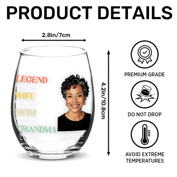 Just because gift glass