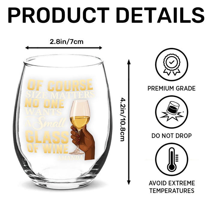 Just because gift glass