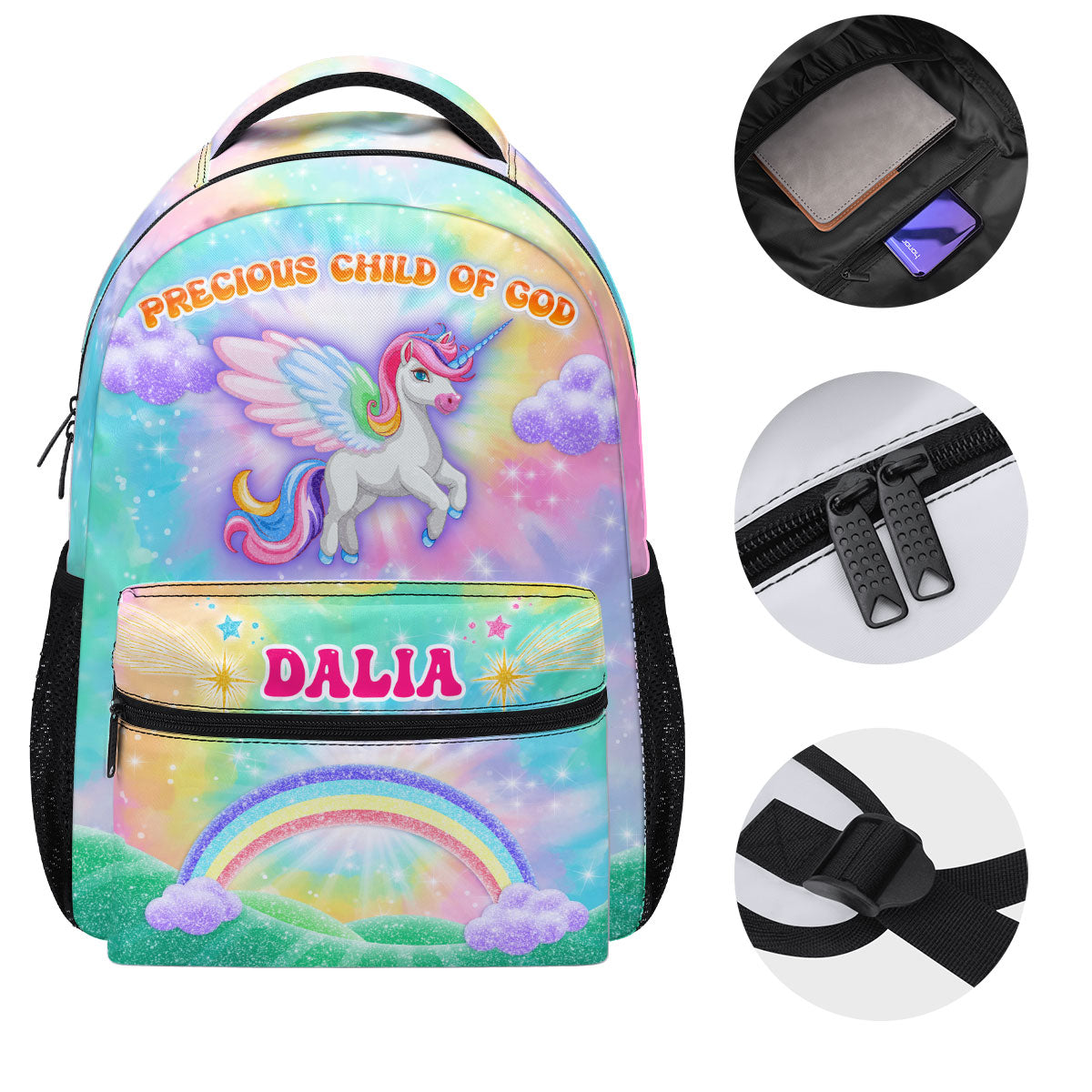 Precious Child Of God - Personalized Backpack SBBPHA46