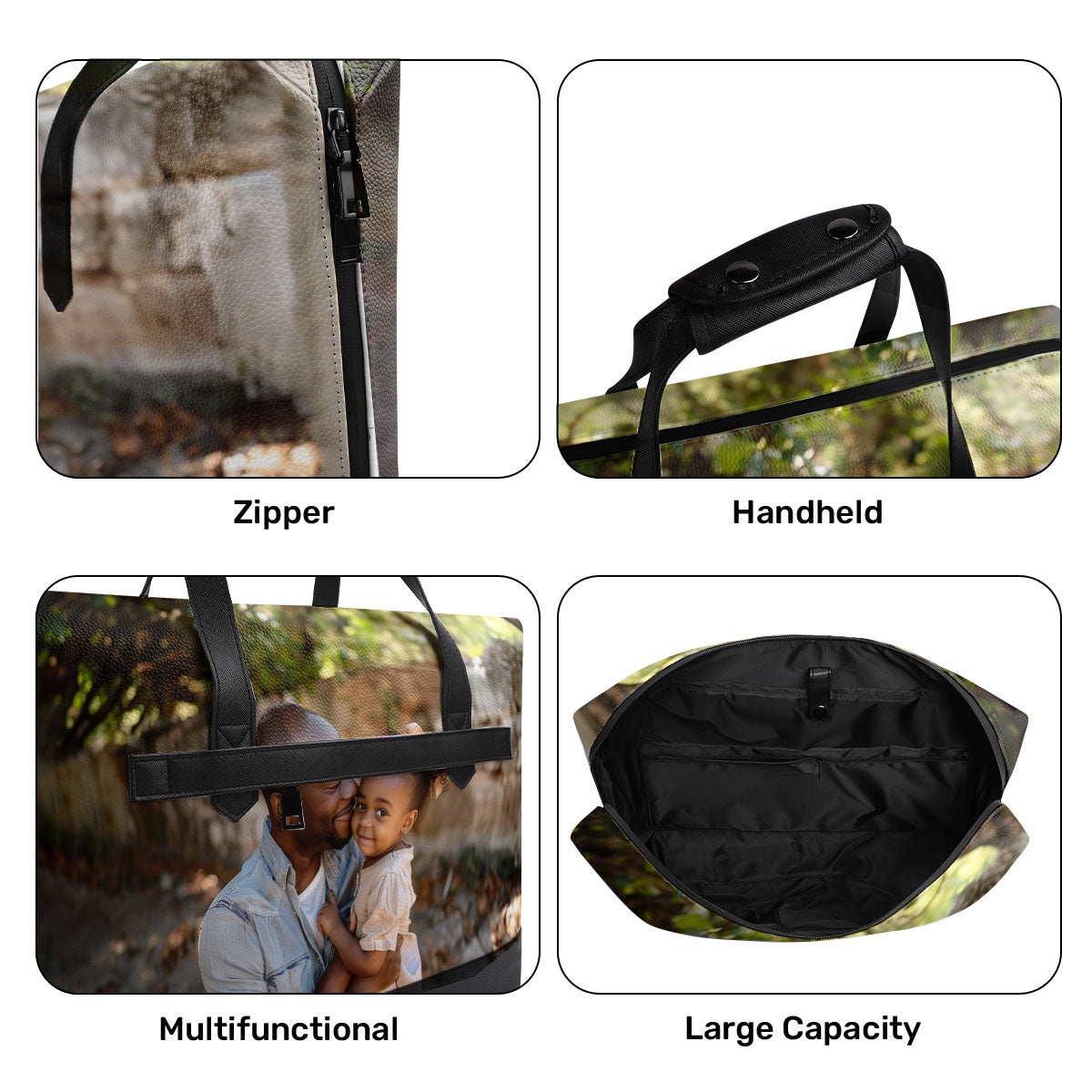 Custom Photo - Personalized Men Briefcase SBMBCM03