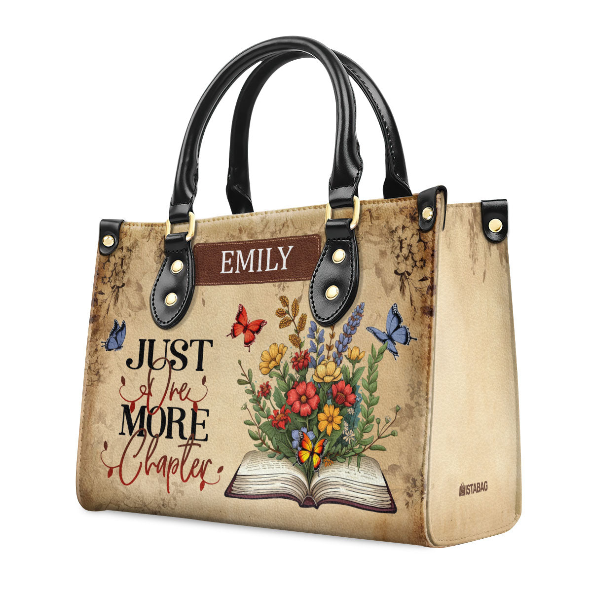 Just One More Chapter - Personalized Leather Handbag SBLHBLM931L