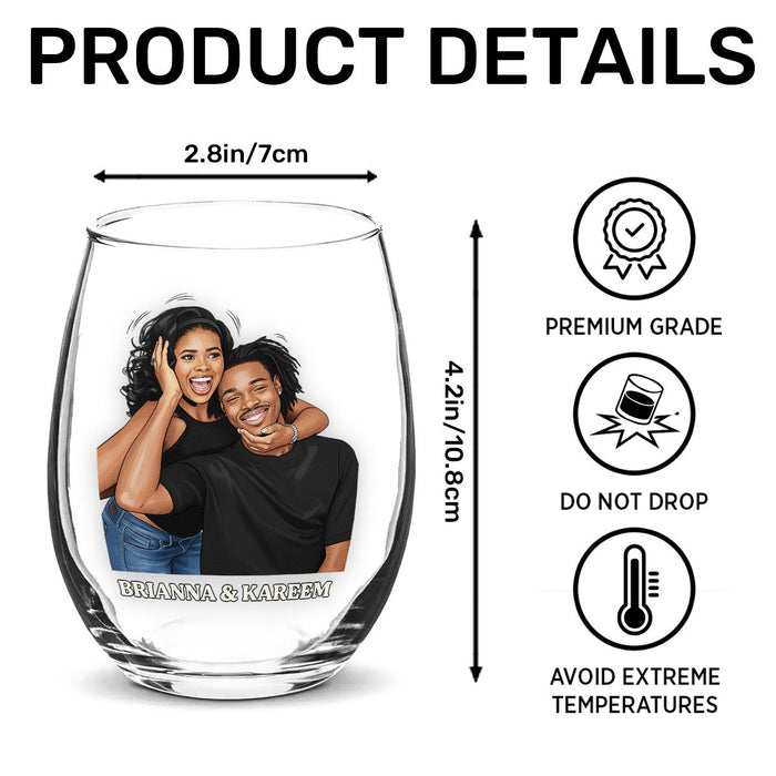Just because gift glass