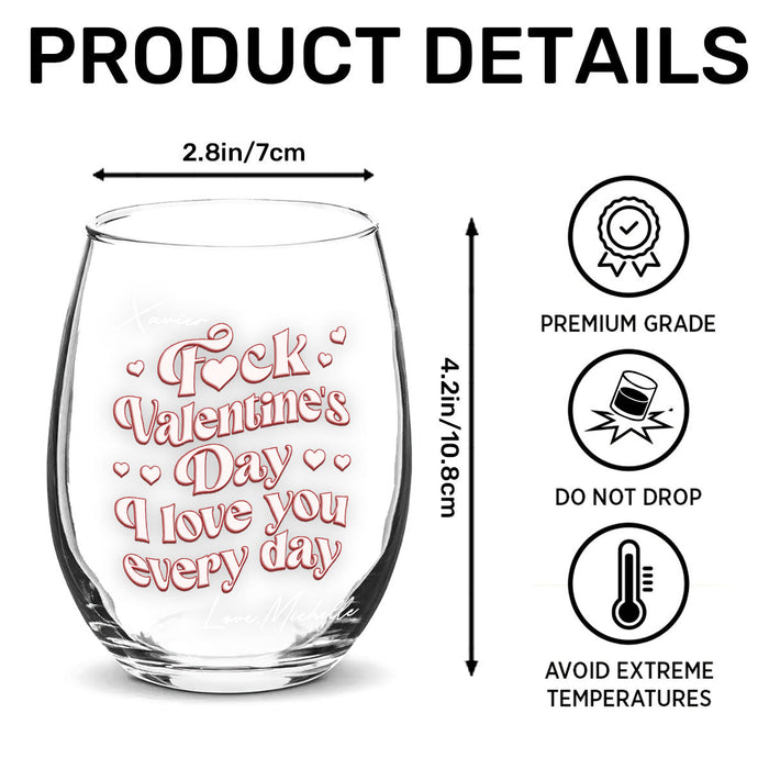 Just because gift glass