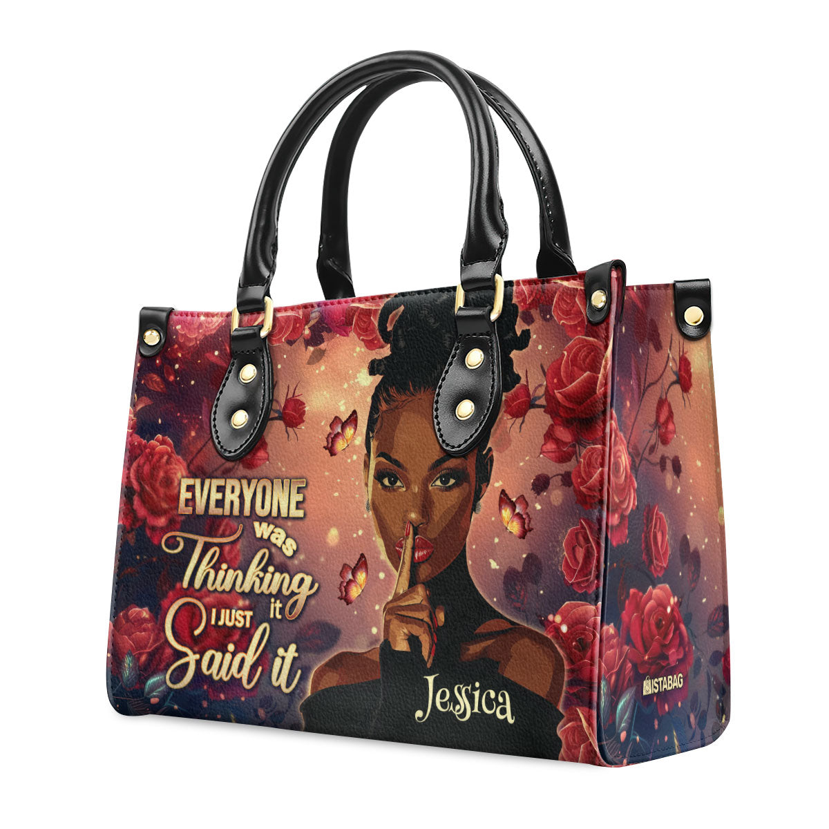 Everyone Was Thinking It I Just Said It - Personalized Leather Handbag SBLHBLL2520T