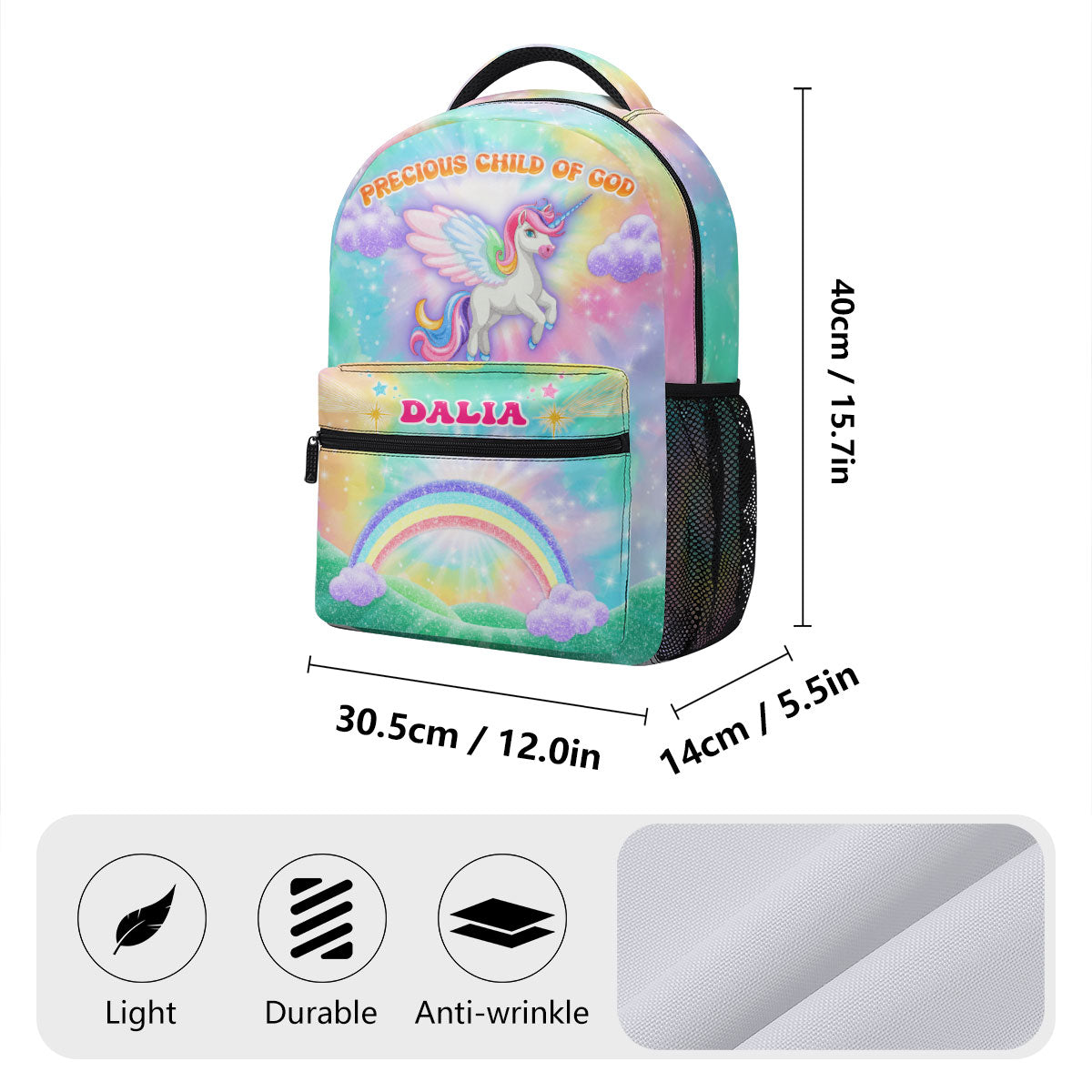 Precious Child Of God - Personalized Backpack SBBPHA46