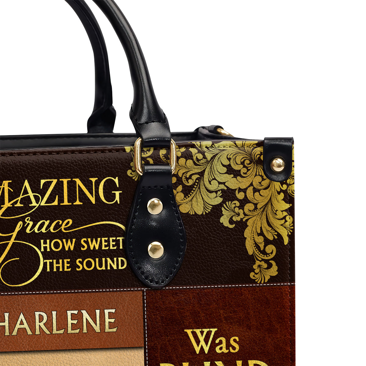 Amazing Grace - Personalized Leather Handbag