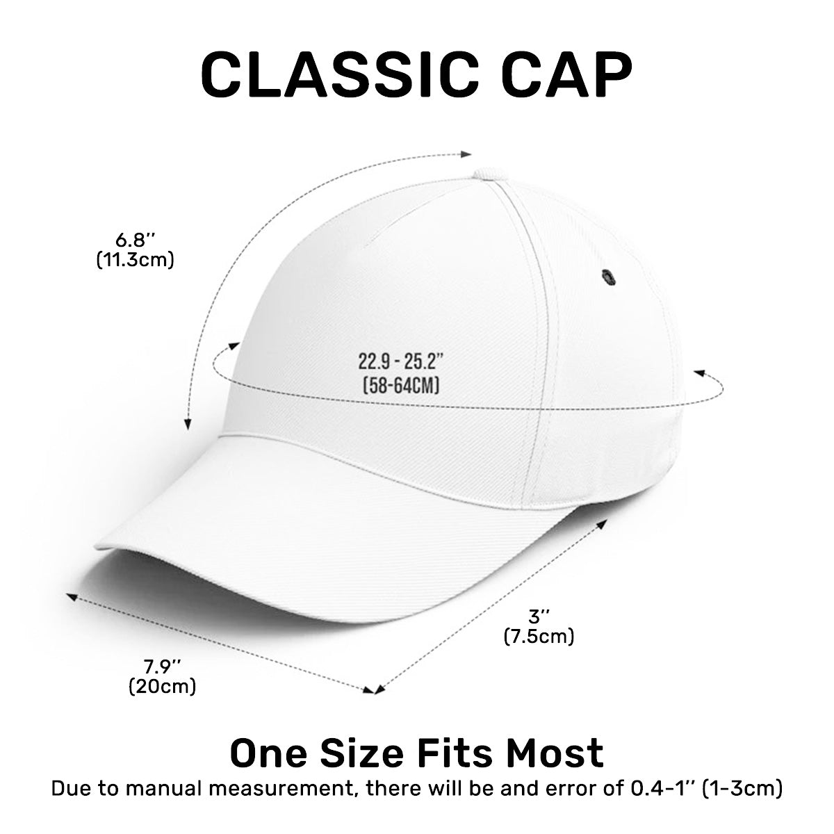 We're Yours No Returns Or Refunds - Personalized Classic Cap