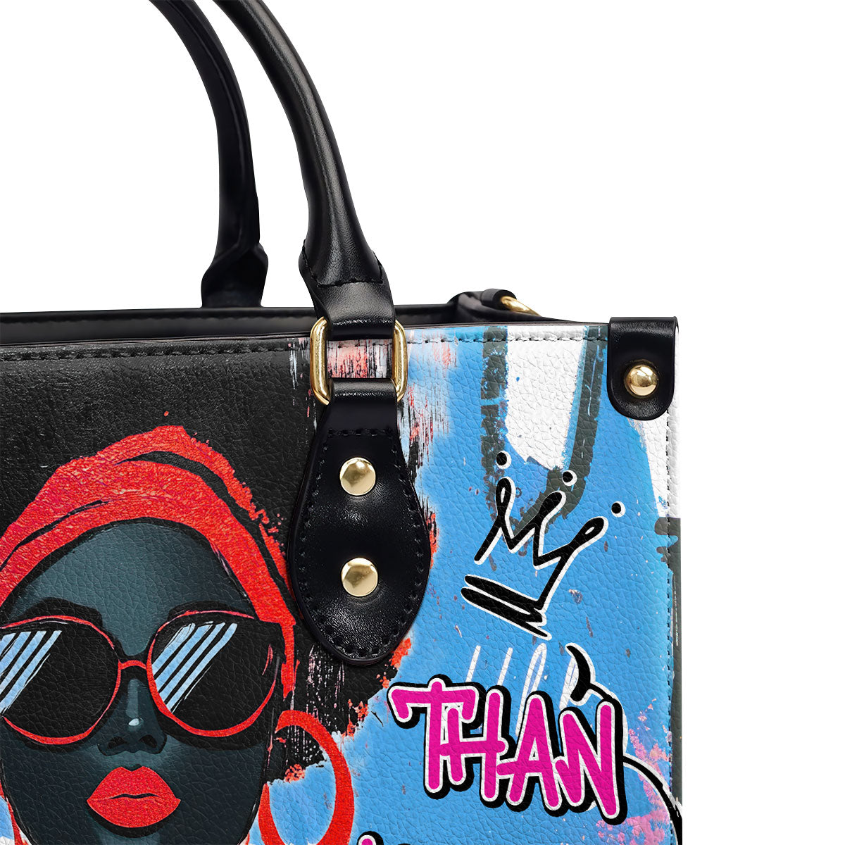 Better Late Than Ugly - Personalized Leather Handbag SBLHBLN2395L