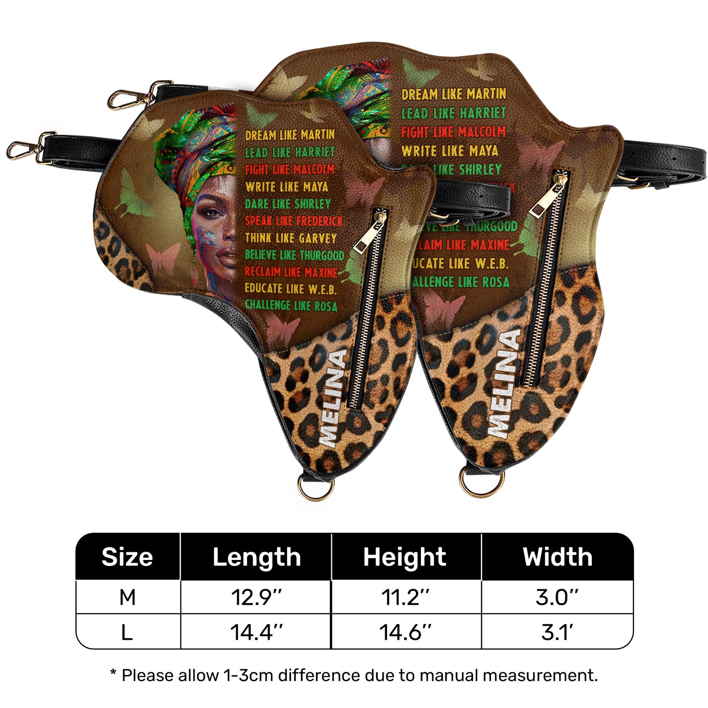 We Are Black History - Personalized Africa Bag SBAMBHA25