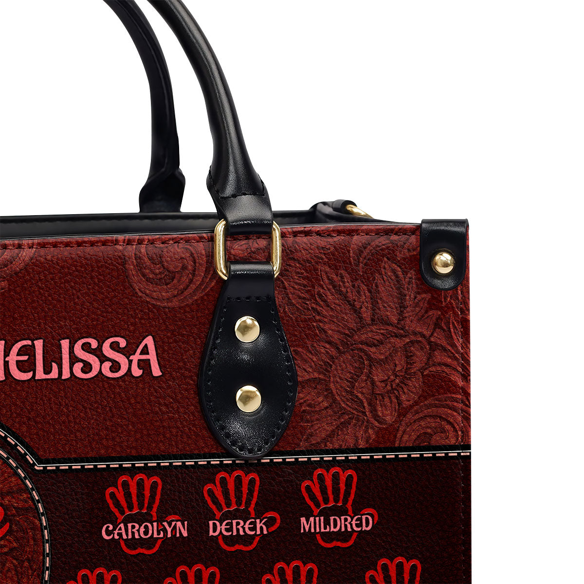 This Awesome Nana Belongs To - Personalized Leather Handbag MB100