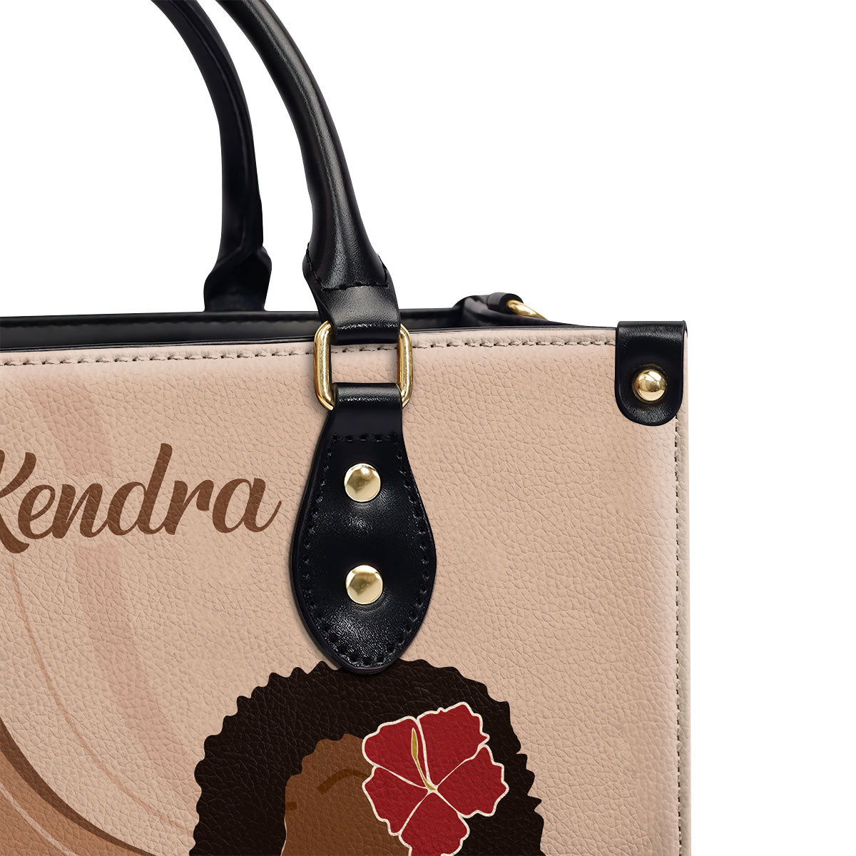 She Remembered Who She Was - Personalized Leather Hand Bag STB103
