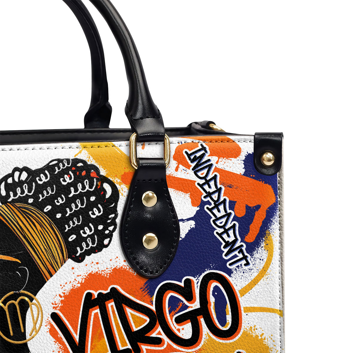 Zodiac Queen - Personalized Leather Handbag SBLHBLN1873L