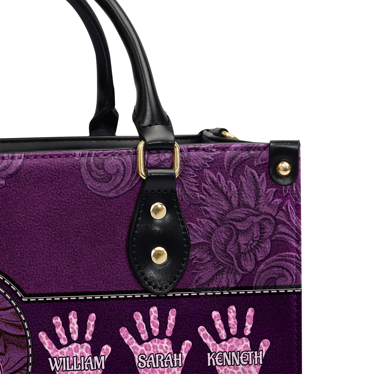 This Awesome Grandma Belongs To - Personalized Leather Handbag