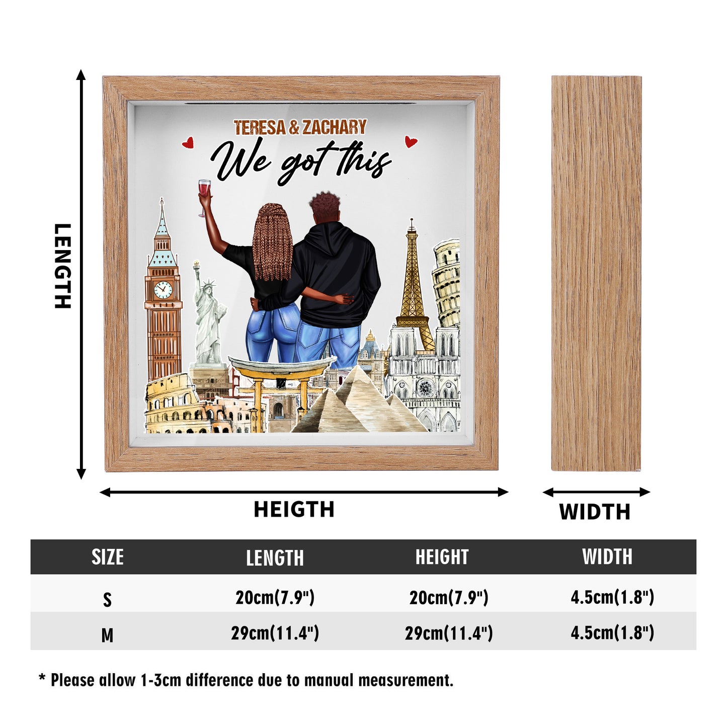 You And Me We Got This - Personalized Memory Box