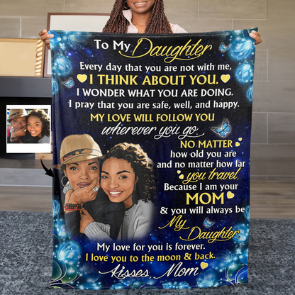 My Love For You Is Forever - Personalized Fleece Blanket