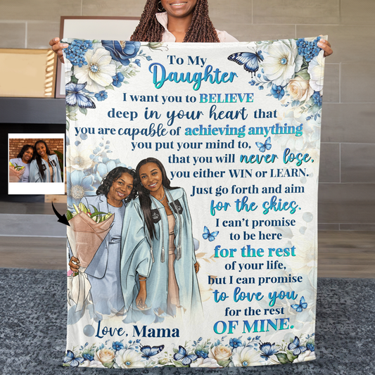 You Are Capable Of Achieving Anything - Personalized Fleece Blanket