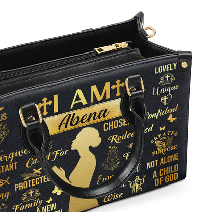 I Am Chosen - Personalized Leather Handbag