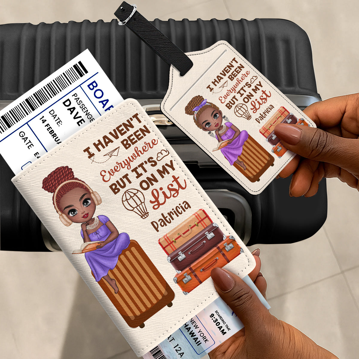 On My List - Personalized Passport Cover