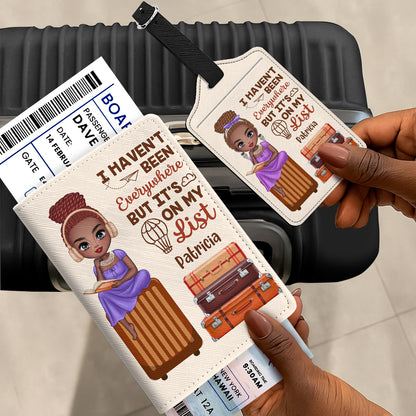 On My List - Personalized Passport Cover