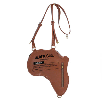 Black Girl/ King Definition - Personalized Africa Bag AB08