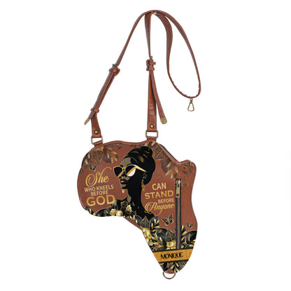 Who Kneels Before God Can Stand Before Anyone - Personalized Africa Bag AB14