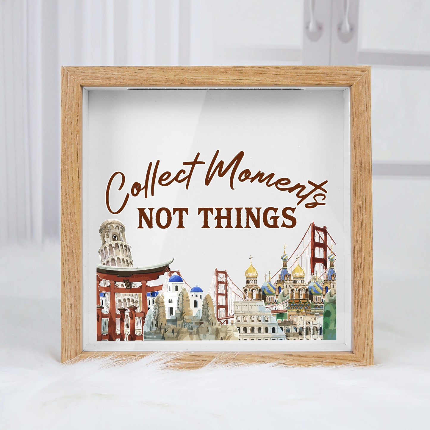 Collect Moments Not Things - Personalized Memory Box