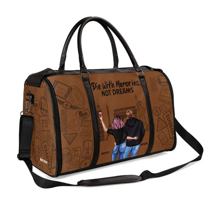 Travel Partners For Life - Personalized Leather Duffle Bag SBDBN48