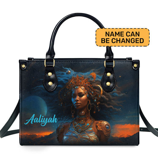 Afrofuturism11 - Personalized Leather Handbag SB125