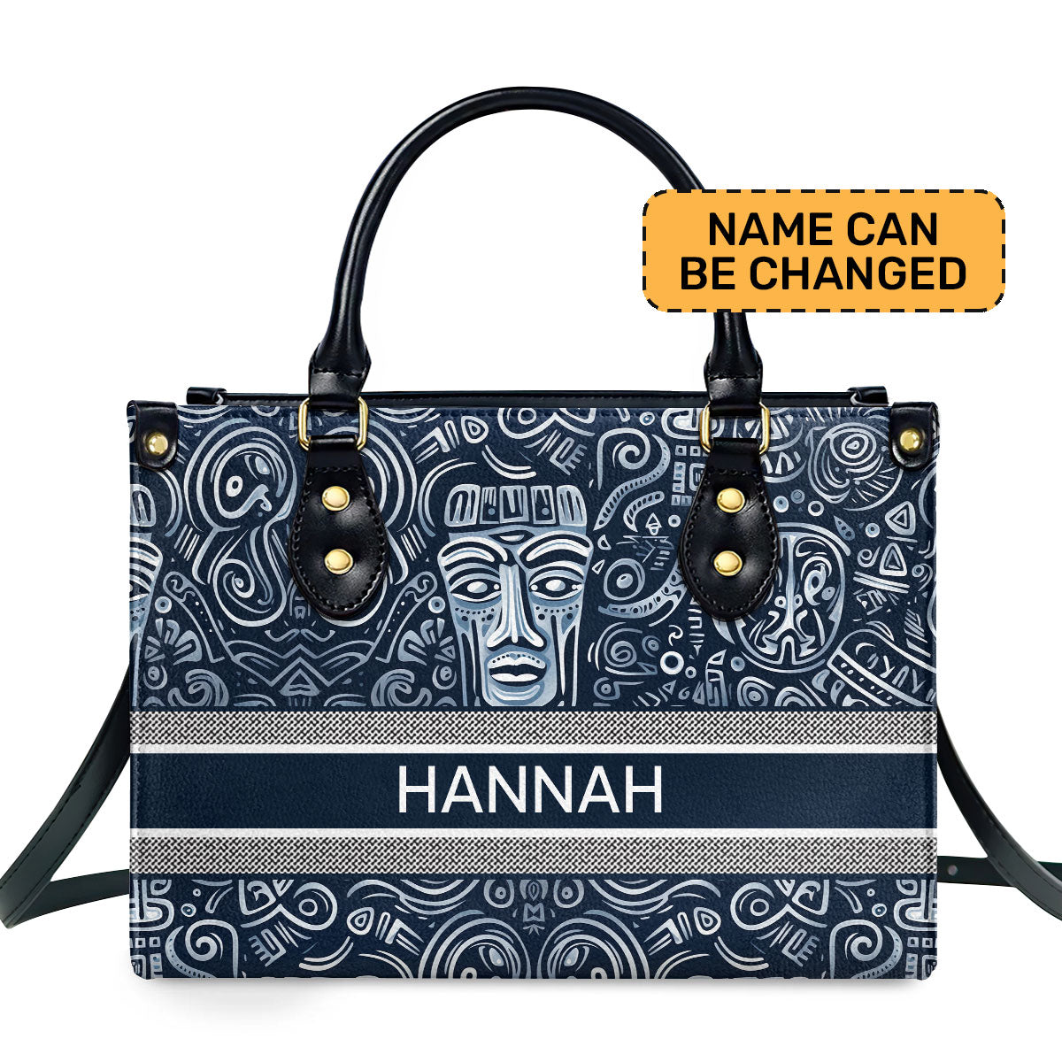 African Culture - Four Seasons - Personalized Leather Handbag STB116