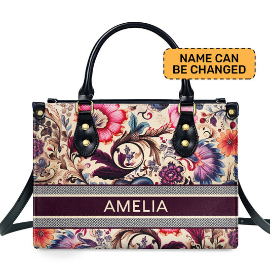 Special Bohemian - Personalized Leather Handbag STB136