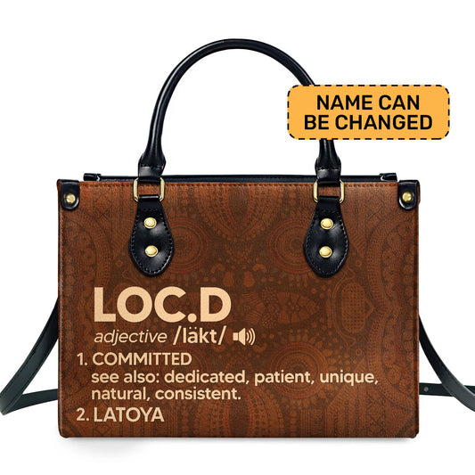 Loc.d - Personalized Leather Handbag STB147