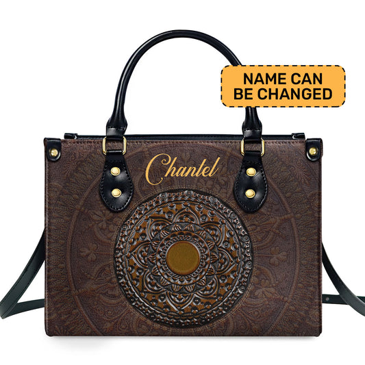 The Mysticism - Personalized Leather Handbag STB25