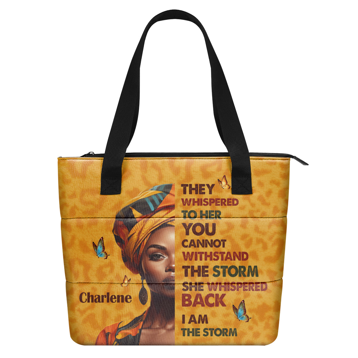 I Am The Storm - Personalized Comfortable Tote Bag