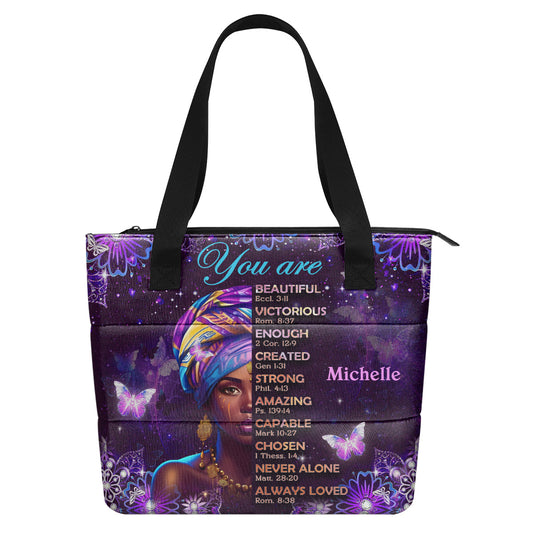 God Says You Are - Personalized Comfortable Tote Bag