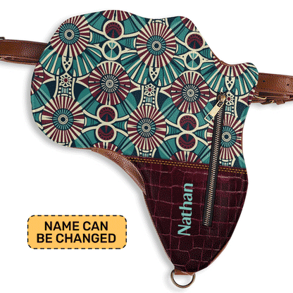 Africa Map 08 - Personalized Africa Bag SBT21