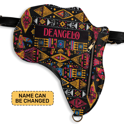 Africa Map 09 - Personalized Africa Bag SBT22