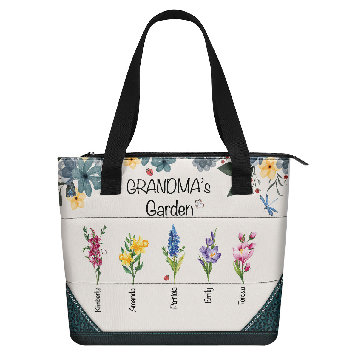 Grandma's Garden - Personalized Comfortable Tote Bag