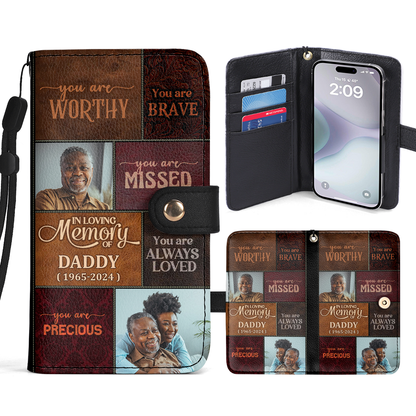 In Loving Memory - Personalized Wallet Case SBWACLM2033TA