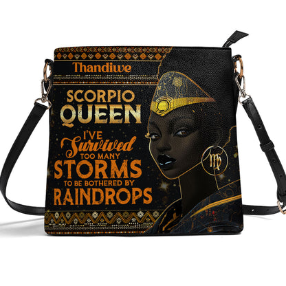 I Would Survived Too Many Storms Zodiac Sign - Personalized Bucket Bag SBBD18LM2021L