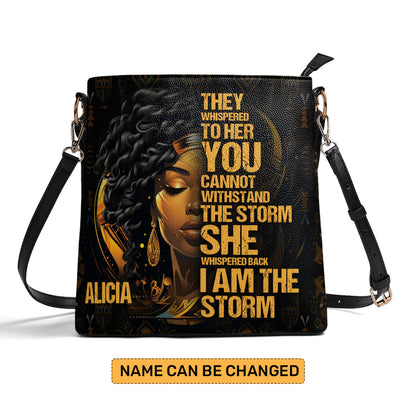 I Am The Storm - Personalized Bucket Bag SBBD18LM1283TA