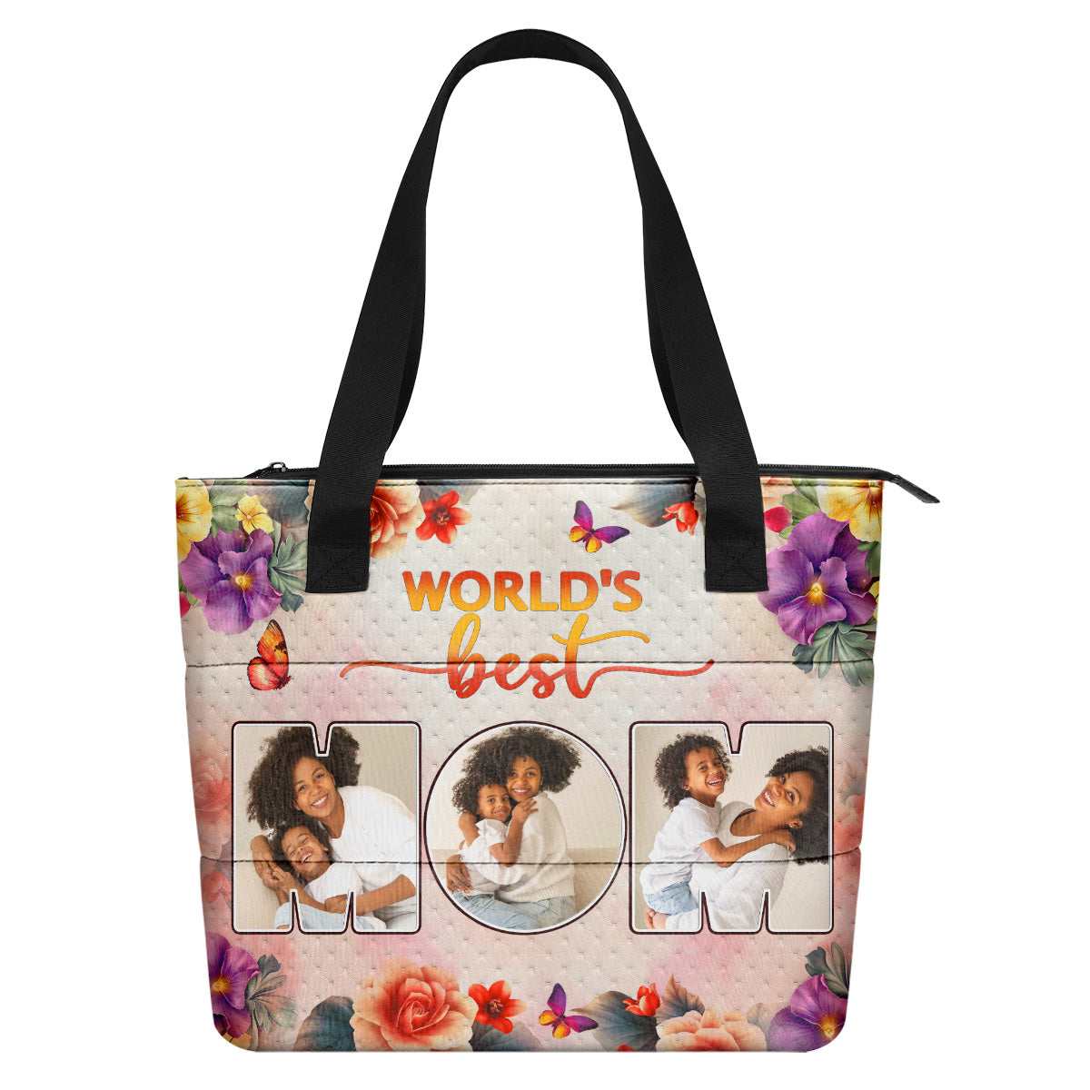 World's Best Mom - Personalized Comfortable Tote Bag